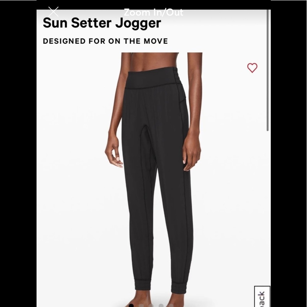 Lululemon Sun Setter Jogger